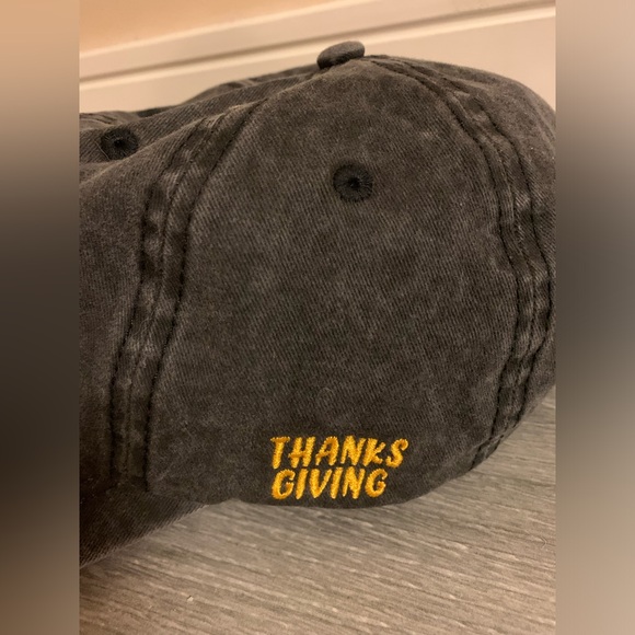 Raised Embroidery Retro “gobble till u wobble” cotton baseball hat Unisex - Picture 13 of 14